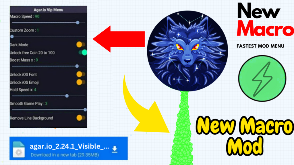Agario latest Macro Mod Menu Rxtapk